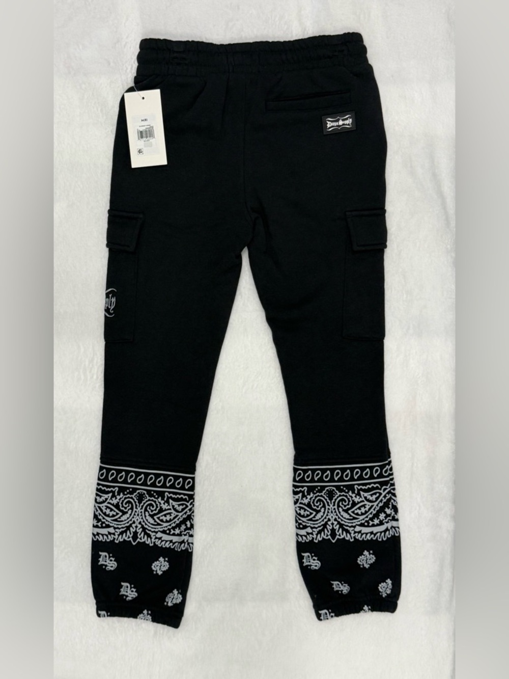 NWT Boy’s Medium (8) Snoop Dogg Paisley Fleece Joggers